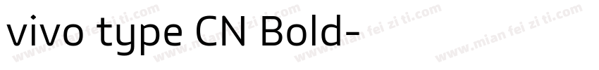 vivo type CN Bold字体转换